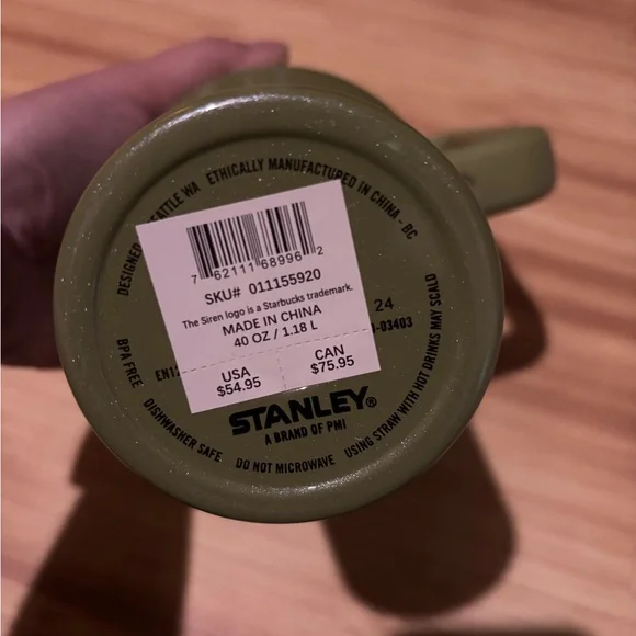 StarbucksxStanley Olive Green 40oz. New! - Picture 5 of 5